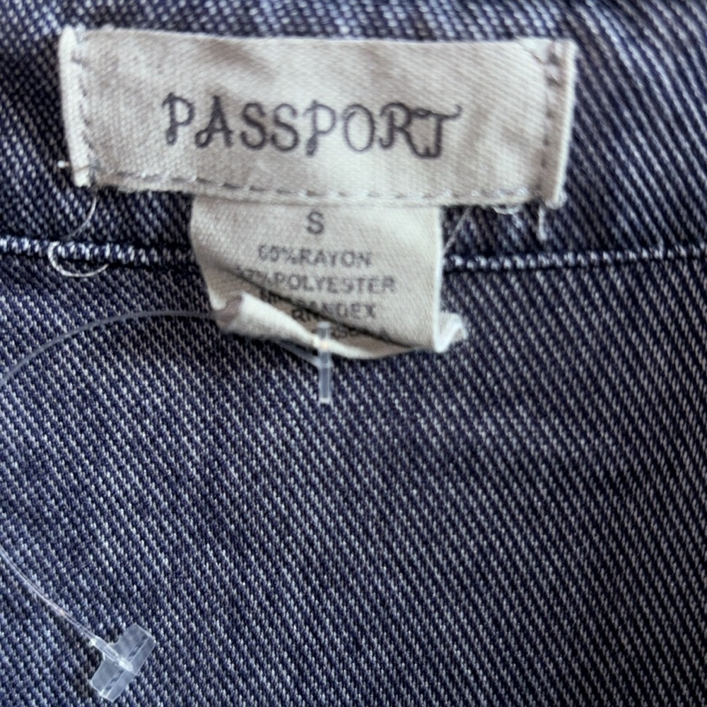 Casual Blue Lightweight Button Down Mini Dress Cu… - image 6